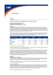 1Q07 Media Release - Axiata Group Berhad - Investor Relations