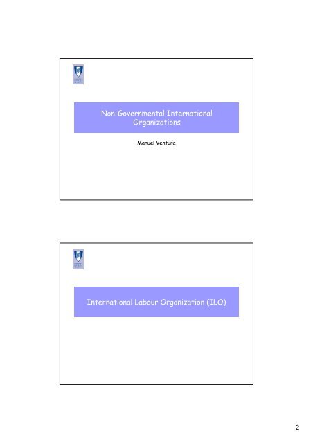 Non IMO Conventions and Regulations Summary