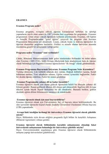 ERASMUS Erasmus Programı nedir? Erasmus programı, Avrupalı ...