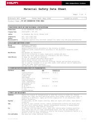 CP620 Expanding Foam Fire Seal (Hilti) - Firequip