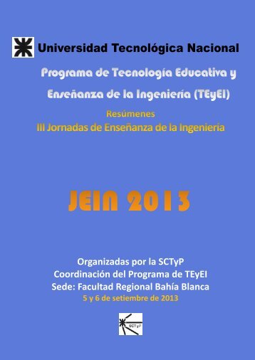 Resumen - SICyT - Universidad TecnolÃ³gica Nacional