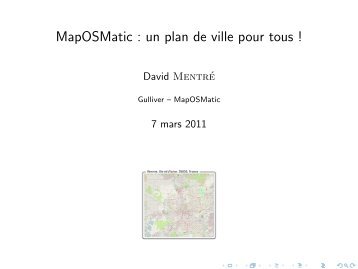 MapOSMatic : un plan de ville pour tous ! - Linux-France