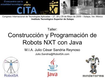 Construcción Y Programación de Robots NXT Con