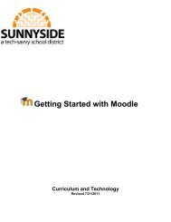 Getting Started with Moodle