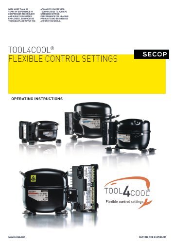 TOOL4COOLÂ® Operating Instructions - Secop