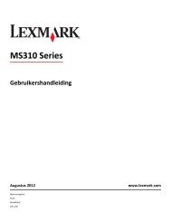 Handleiding - Lexmark