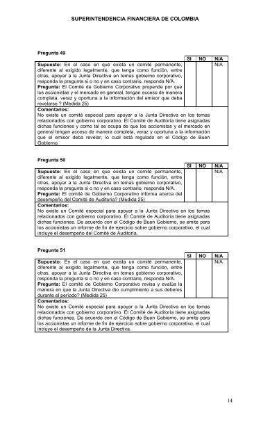 CUESTIONARIO CÃDIGO PAÃS â COLOMBIA - Bavaria