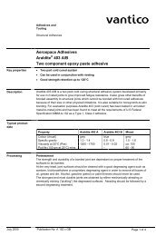 Aerospace Adhesives Araldite 403 A/B Two component epoxy paste ...