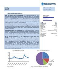 Prophecy Resource Corp. - Eurasia Capital