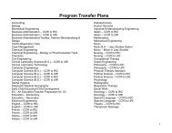 Program Transfer Plans - RI Transfers