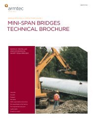 Mini-span Bridges / technical guide - Armtec