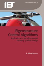 Eigenstructure Control Algorithms - IET Digital Library - The ...