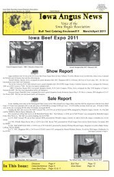 Iowa Beef Expo 2011 - Iowa Angus Association