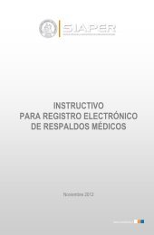 Instructivo Respaldo MÃ©dico - siaper - ContralorÃ­a General de la ...