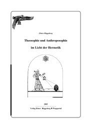 Theosophie und Anthroposophie im Licht der ... - Bruno Schneider