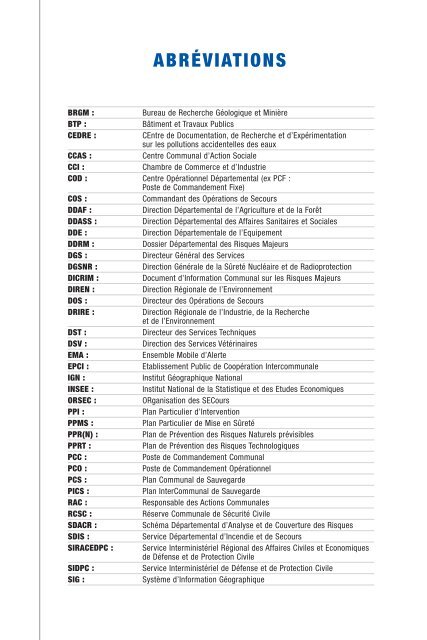 Guide national Ã©laboration PCS - PrÃ©fecture du Pas-de-Calais