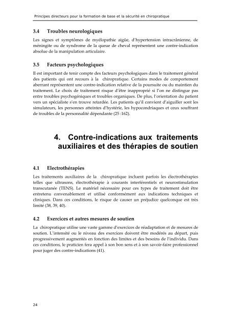 Principes directeurs de l'OMS pour la formation - World Health ...