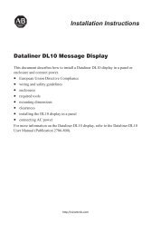 Allen Bradley DataLiner D10 Manual - Northern Industrial