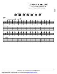 quot;Another One Bites The Dust" (PDF) - Guitar Alliance