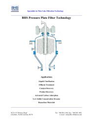 BHS Pressure Plate Filter Technology - BHS Filtration