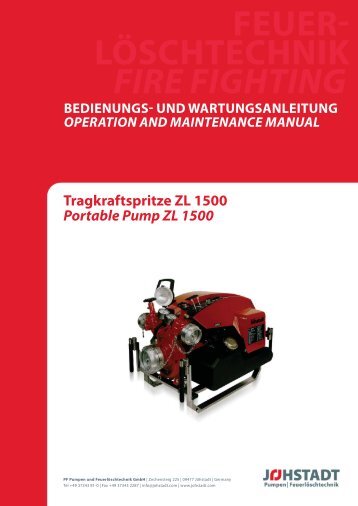 Bedienungsanleitung ZL 1500 - KFV-OSL