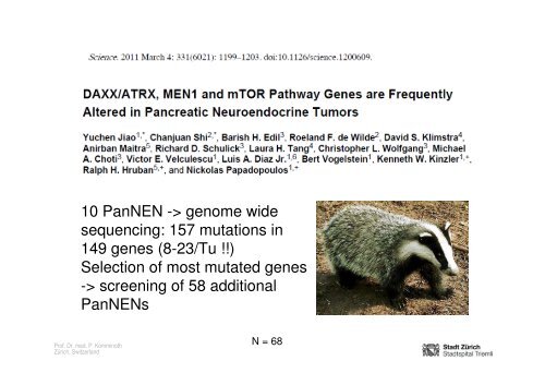 Neuroendocrine Tumors of the Pancreas