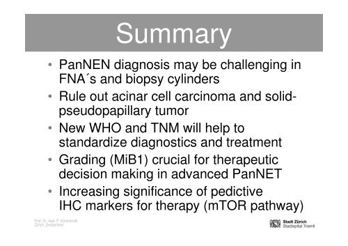 Neuroendocrine Tumors of the Pancreas