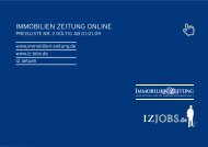 Download Mediadaten Online 2009/2010 - Immobilien Zeitung