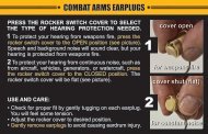 COMBAT ARMS EARPLUGS
