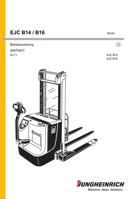 EJC B14 / B16 - Jungheinrich