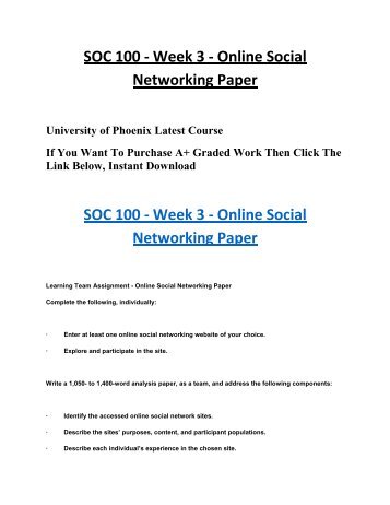 soc 100 Soc 100 introduction to sociology 3, 3/0 ss14, an introduction to the study of human society, its culture, institutions, processes, and change, including an examination of socialization. soc 100 Soc 100 introduction to sociology 3, 3/0 ss14, an introduction to the study of human society, its culture, institutions, processes, and change, including an examination of socialization.