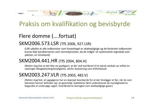 PengeoverfÃ¸rsel og Gavebeskatning - Danmarks Skatteadvokater