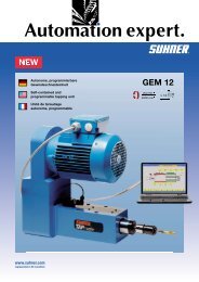 Produkte BroschÃ¼re - Suhner Automation Expert