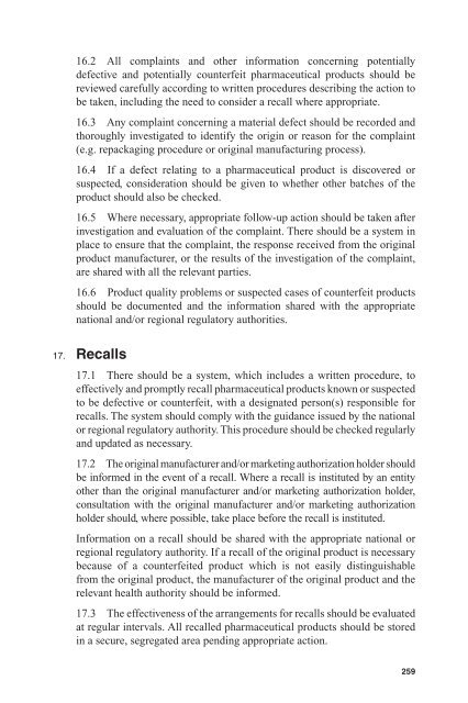 Annex 5 WHO good distribution practices for pharmaceutical products