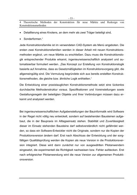 Theoretische Methoden fÃ¼r systematisches Konstruieren