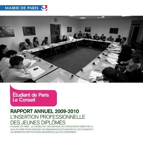 RAPPORT ANNUEL 2009-2010 L'INSERTION ... - Le Conseil