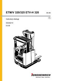ETM/V 320/325 ETV-H 320 - Jungheinrich