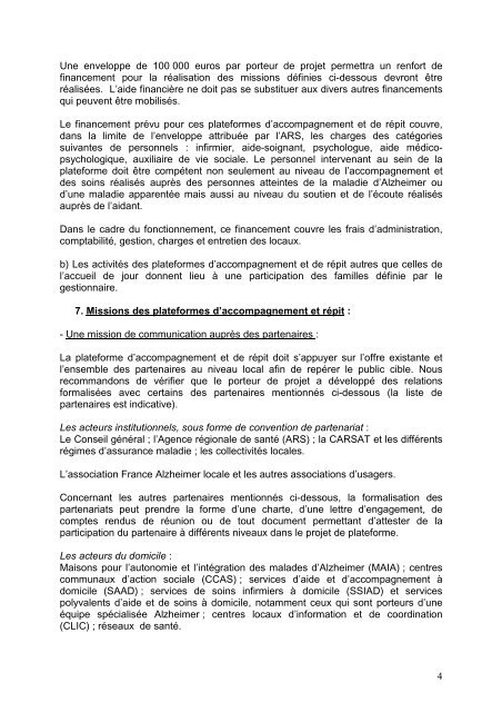 Cahier des charges Mesure 1 - ARS Paca