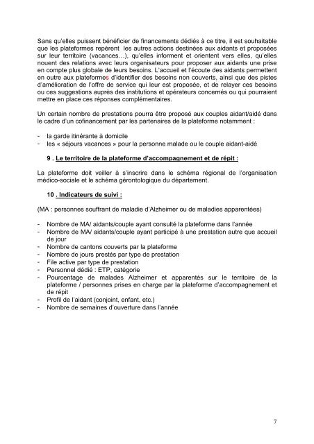 Cahier des charges Mesure 1 - ARS Paca