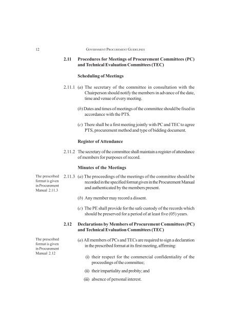 PROCUREMENT GUIDELINES - Ministry of Finance and Planning