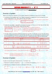 Ouvrir le DM n° 3 - CAPES de Maths