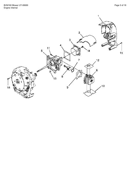 Homelite BVM160 UT-08069 - Barrett Small Engine