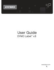 DYMO Label User Guide - DYMO LabelWriter 450 series