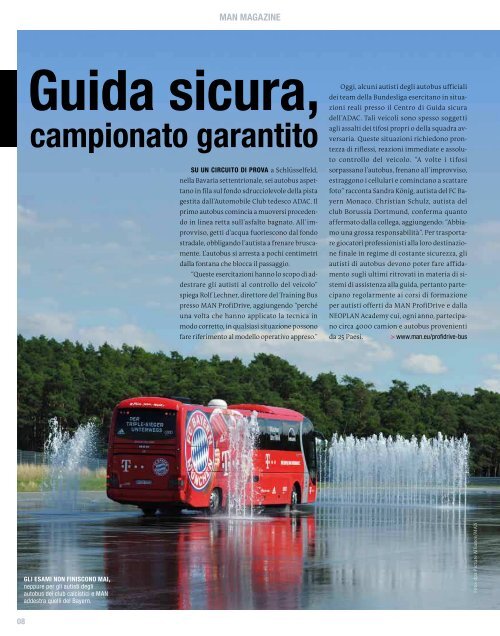 MANmagazine Bus Italia 1/2014