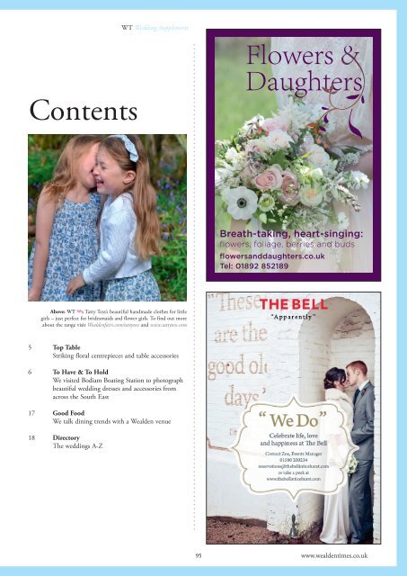 Wealden Times | WT162 | August 2015 | Wedding supplement inside