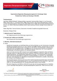 Regionales Übergangsmanagement KorA - Billenetz