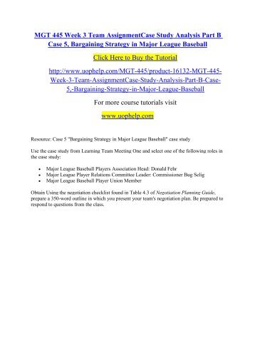 case 5 bargaining strategy in major league baseball Between major league baseball’s owners and baseball negotiations: a new agreement the 2002 collective bargaining agreement between major league baseball’s . case 5 bargaining strategy in major league baseball Between major league baseball’s owners and baseball negotiations: a new agreement the 2002 collective bargaining agreement between major league baseball’s .