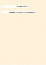 Paraboles inédites de Jésus-Christ Maria Valtorta