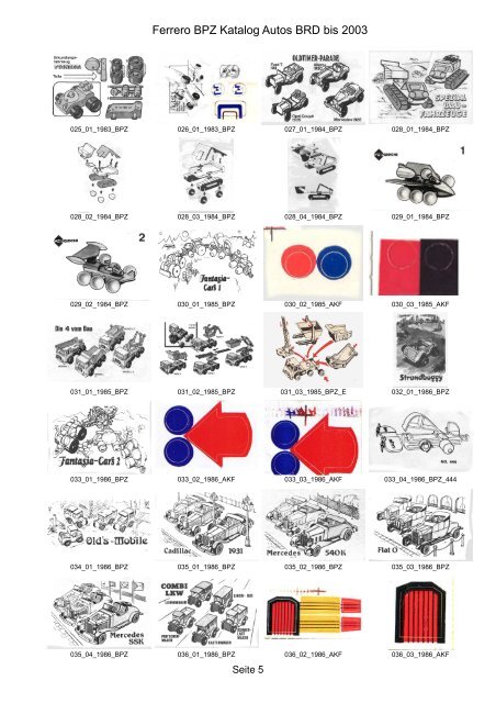 Ferrero BPZ Katalog