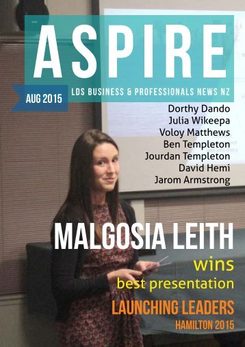 ASPIRE eMag Issue #12, Aug 2015
